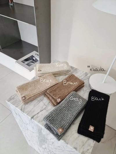 正韓針織兩用襪套&袖套(內含羊毛)9