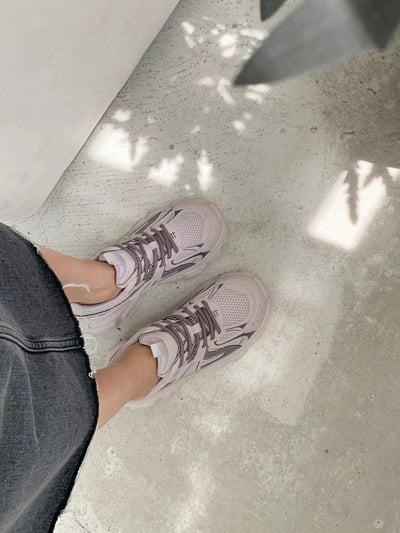 正韓NAA羊皮透氣增高老爹鞋6