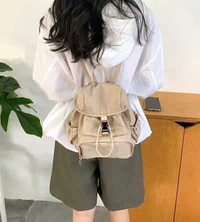 韓國TRO 日常休閒牛津尼龍後背包5