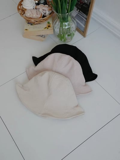 韓國 UNI 雲邊抽繩防曬盆帽夫帽3