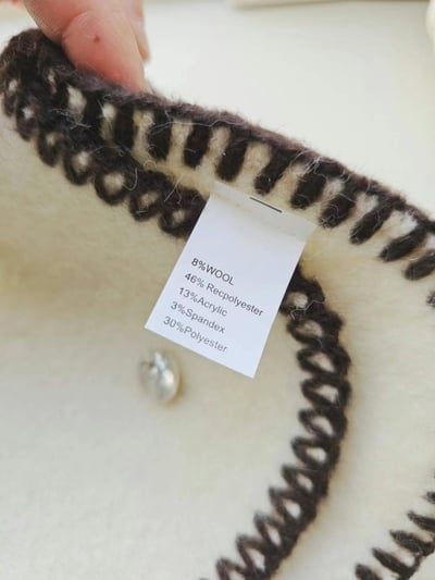 正韓EBA羊毛縮邊絨毛圍巾 ( 8%羊毛 )11