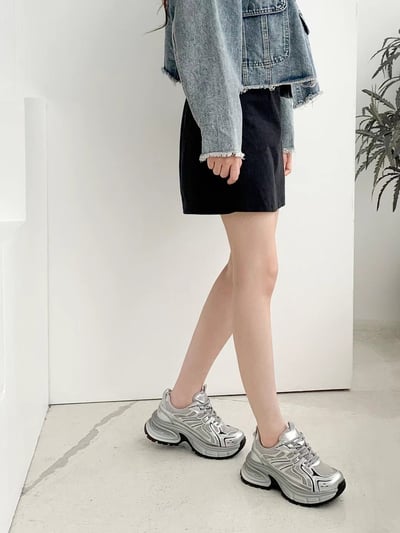 正韓NAA拚色厚底老爹鞋7