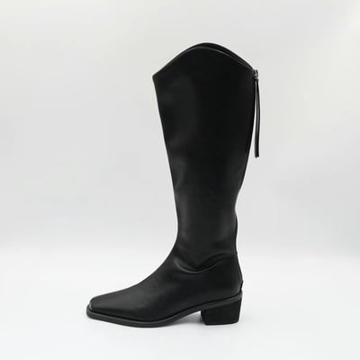 韓國PLA 小個短腿推薦V岔斜跟膝下長靴6