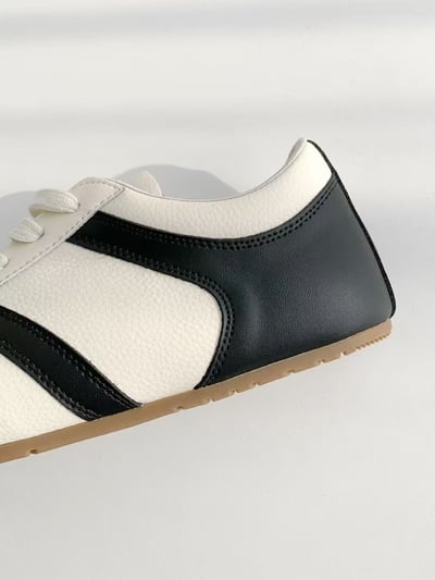 韓國 NAA 真皮麂皮杜泊德訓休閒女鞋9