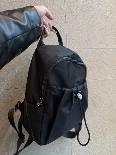 韓國人氣爆款尼龍縮口後背包4