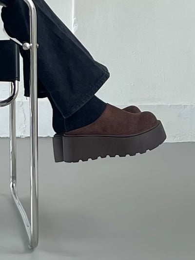 韓國PLA秋季必備 保暖內絨毛增高懶人雪靴6