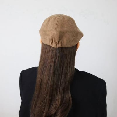 韓國UNI毛倪短絨伸縮收口鴨舌帽8