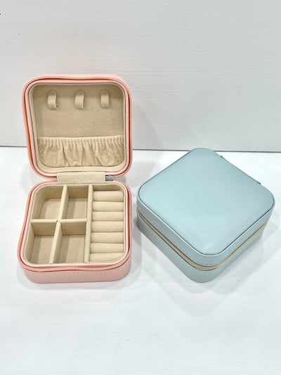 JS 皮面方形飾品收納盒3