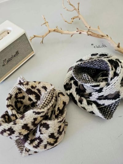 正韓爆款豹紋圍巾(6%羊毛)7