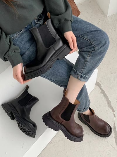 正韓NAA簡約英倫短靴2