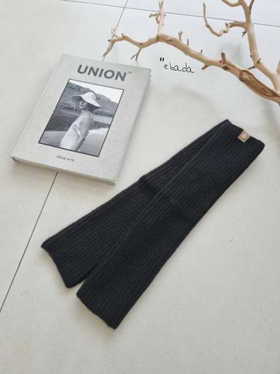 正韓針織兩用襪套&袖套(內含羊毛)16