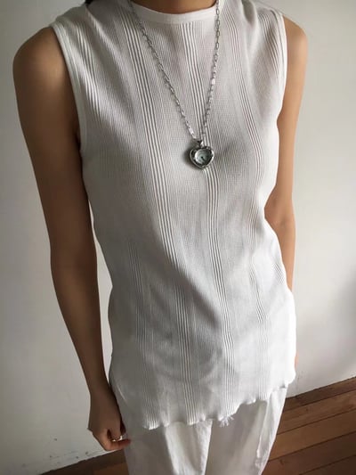 韓國NYU 法式復刻年代環鑽心念項鍊懷錶4