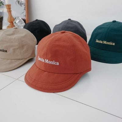 韓國UNI  聖莫尼卡中性復古五分割老帽7