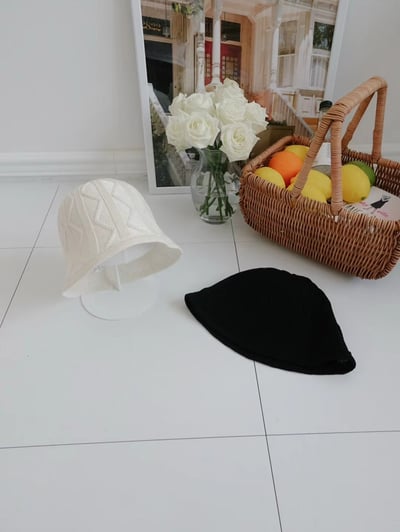 韓國 UNI 少見設計圖騰防曬盆帽夫帽4