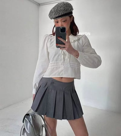 韓國 NU 小香復古毛倪報童帽11