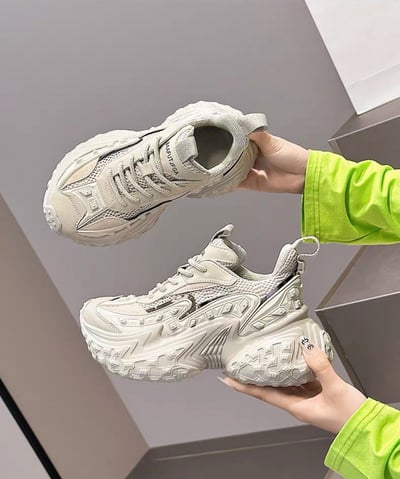 韓國 VBIN 2.0 鱷胎坦克老爹鞋 (女)4