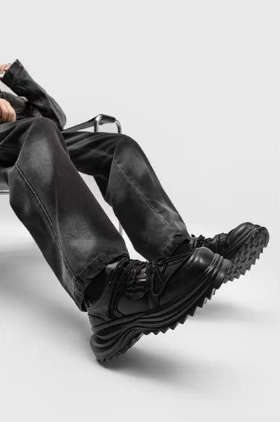 韓國 AL | 小眾原創方頭一代直軌綁繩德比鞋7