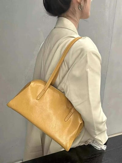 韓國TRO 復古波士頓保齡球腋下包5