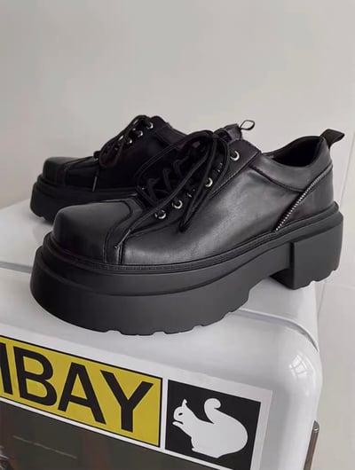 韓國 AL | 小眾原創七公分單鍊厚底鬆糕2