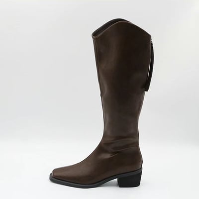 韓國PLA 小個短腿推薦V岔斜跟膝下長靴7