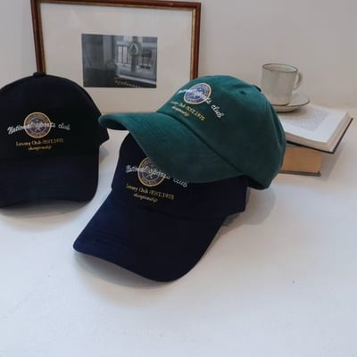 韓國UNI  1975復古圖騰中性棒球帽9