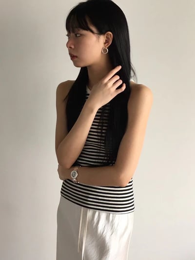 韓國NYU 法式古典刻紋元寶手錶4