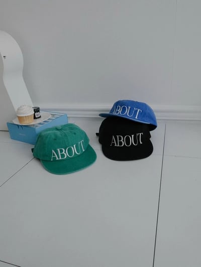 韓國UNI中性AB丹寧寬舌五分割帽4