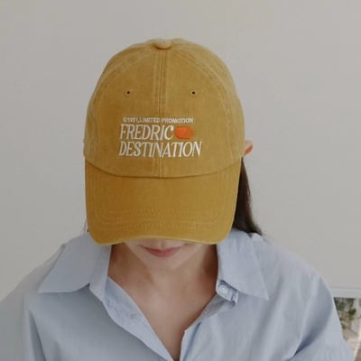 韓國UNI弗雷德復古丹寧中性棒球帽3