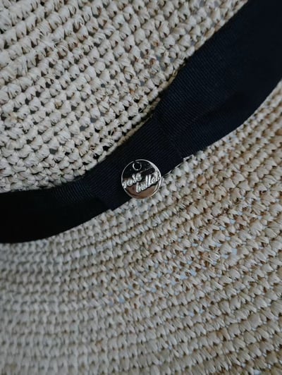 韓國 UNI 假日度假經典圓形帽草帽8