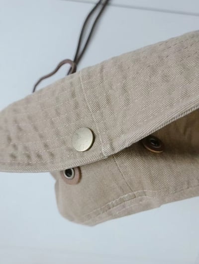 韓國UNI野外登山露營丹寧圖騰漁夫帽8