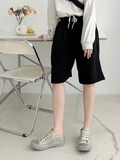 韓國 NAA 真皮仿舊髒髒帆布休閒女鞋8