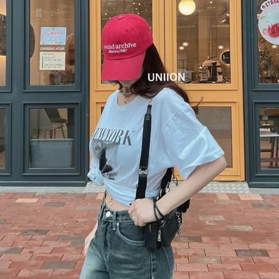 韓國 NU 中性間約字母棒球帽5