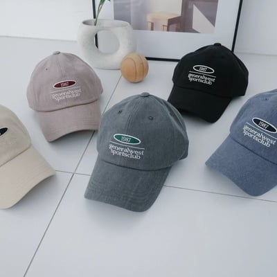 韓國UNI復古俱樂部童趣字母棒球帽6