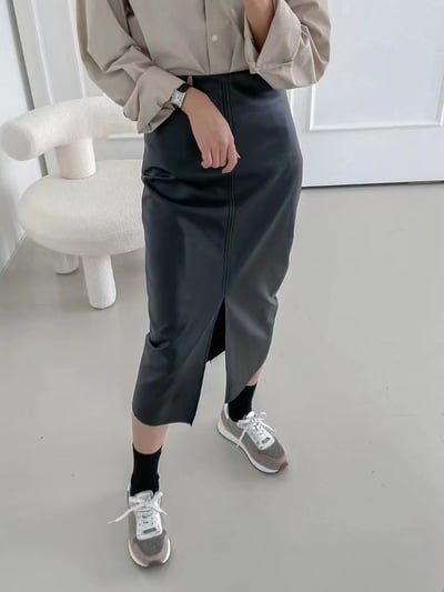 韓國 NAA 真皮細鑽麂皮休閒女鞋5