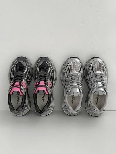 正韓NAA拚色厚底老爹鞋1