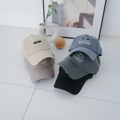 韓國UNI復古俱樂部童趣字母棒球帽7