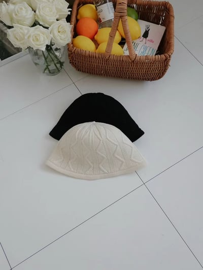 韓國 UNI 少見設計圖騰防曬盆帽夫帽5