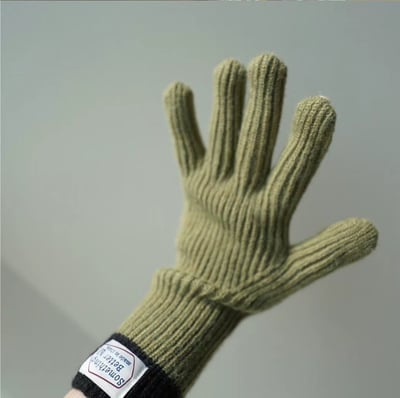 正韓糖果拼色標籤手套(現貨)6