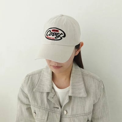 韓國 NU 中性單寧刷舊字母棒球帽8