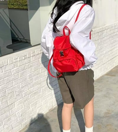 韓國TRO 日常休閒牛津尼龍後背包3