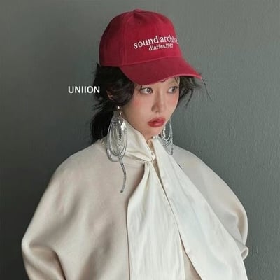 韓國 NU 中性間約字母棒球帽1