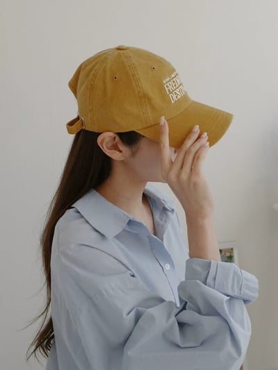 韓國UNI弗雷德復古丹寧中性棒球帽6