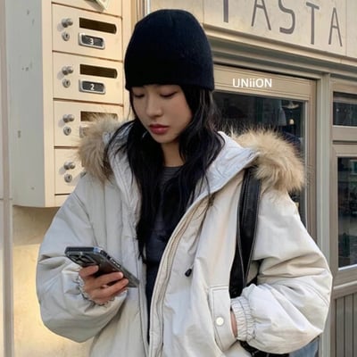 正韓UNI包頭針織帽1