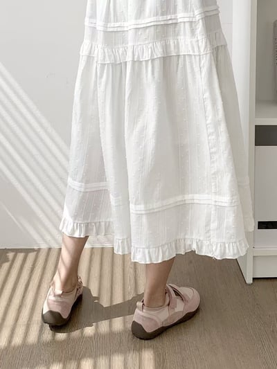 韓國 NAA 真皮娃娃芭蕾休閒女鞋5