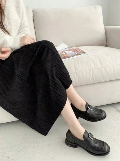 韓國 NAA 皮帶手工訂製牛皮學院皮鞋7