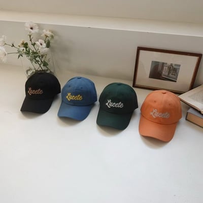 韓國UNI盧賽特英文刺繡棒球帽7