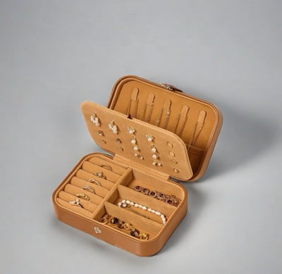 秋冬美拉德旅行飾品收納盒