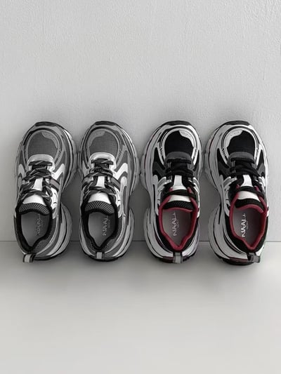 韓國 NAA 人氣六公分沙奇羊皮增高女老爹鞋3