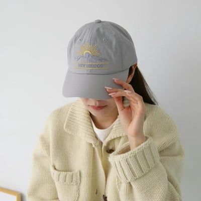 韓國 NU 美式夕陽復古棒球帽10