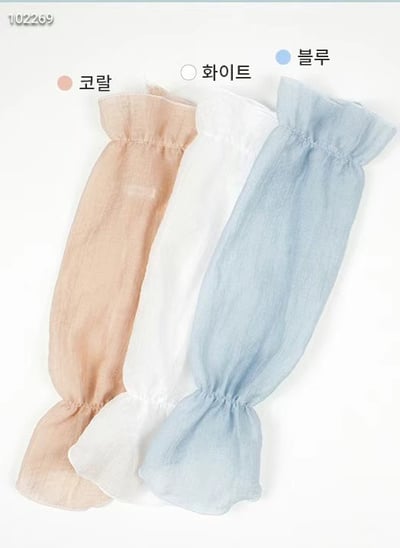 韓國 LEG Tencel 天絲淑女公主收口防曬袖套8